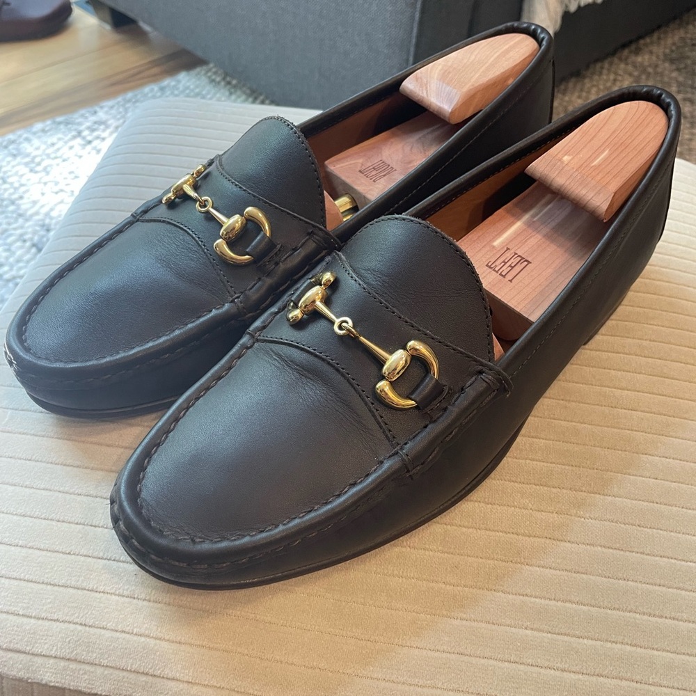 Jay Butler Dark Brown Bit Loafers
